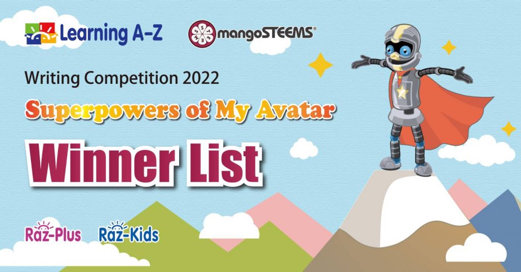 Learning AZ Writing Competition 2022 Winner List! mangoSTEEMS Hong Kong